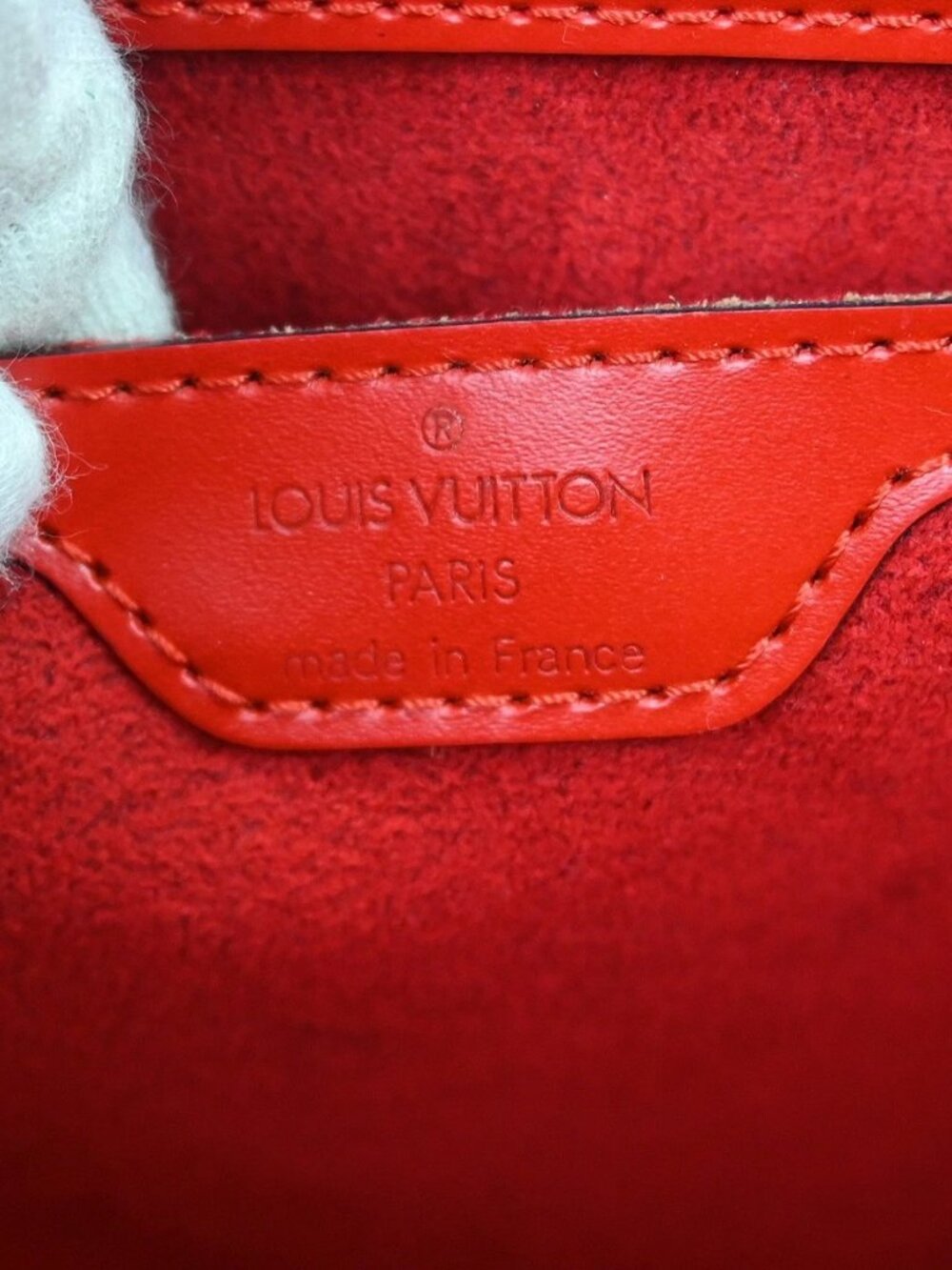 Louis Vuitton Epi Saint Jacques Poignee Red Bag - Picture 11 of 11